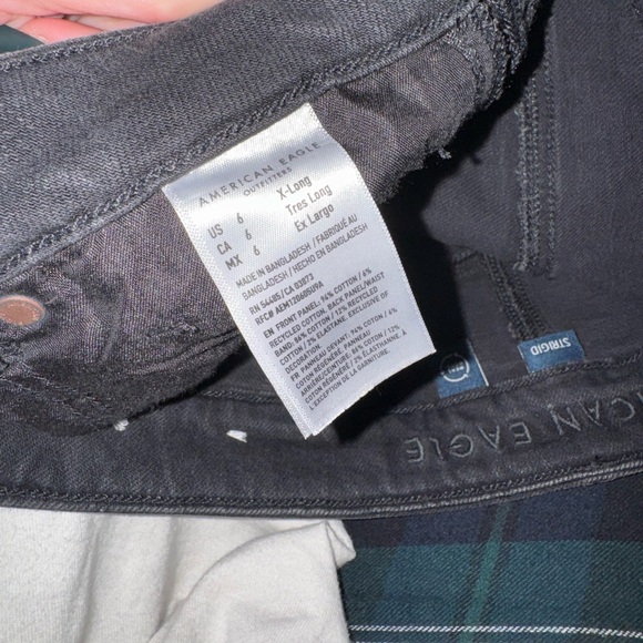 American Eagle Outfitters Dark Gray Jeans - Picture 3 of 3